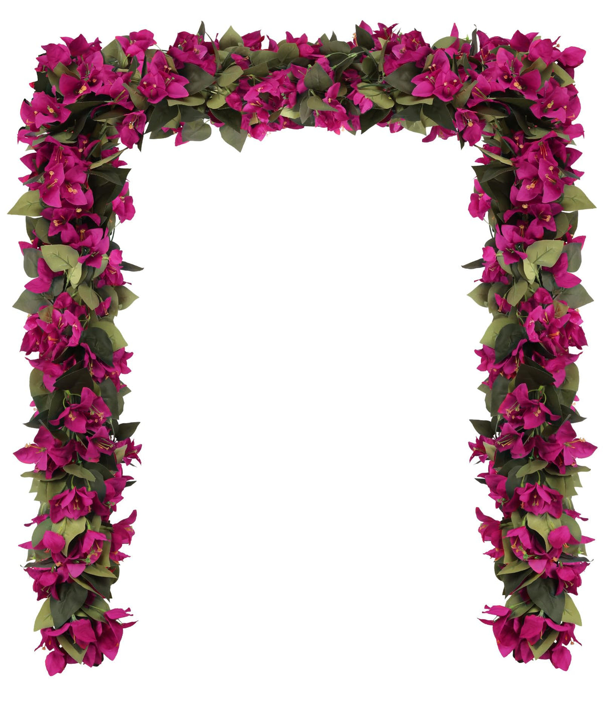 IPOPU deep pink bougainvillea garland for wedding arch decor