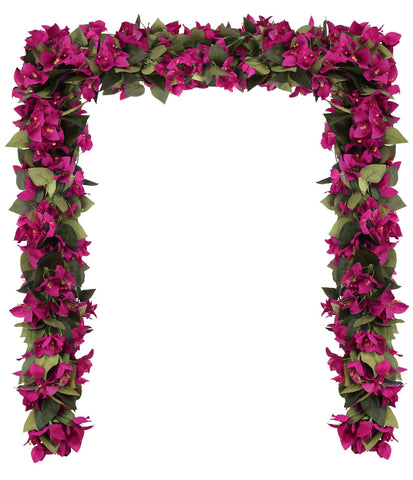 IPOPU deep pink bougainvillea garland for wedding arch decor