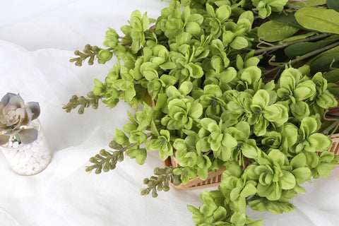 IPOPU silk snapdragon flower heads with 22 per stem for centerpieces