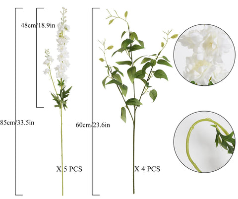 IPOPU clematis greenery stems add natural fullness to arrangements