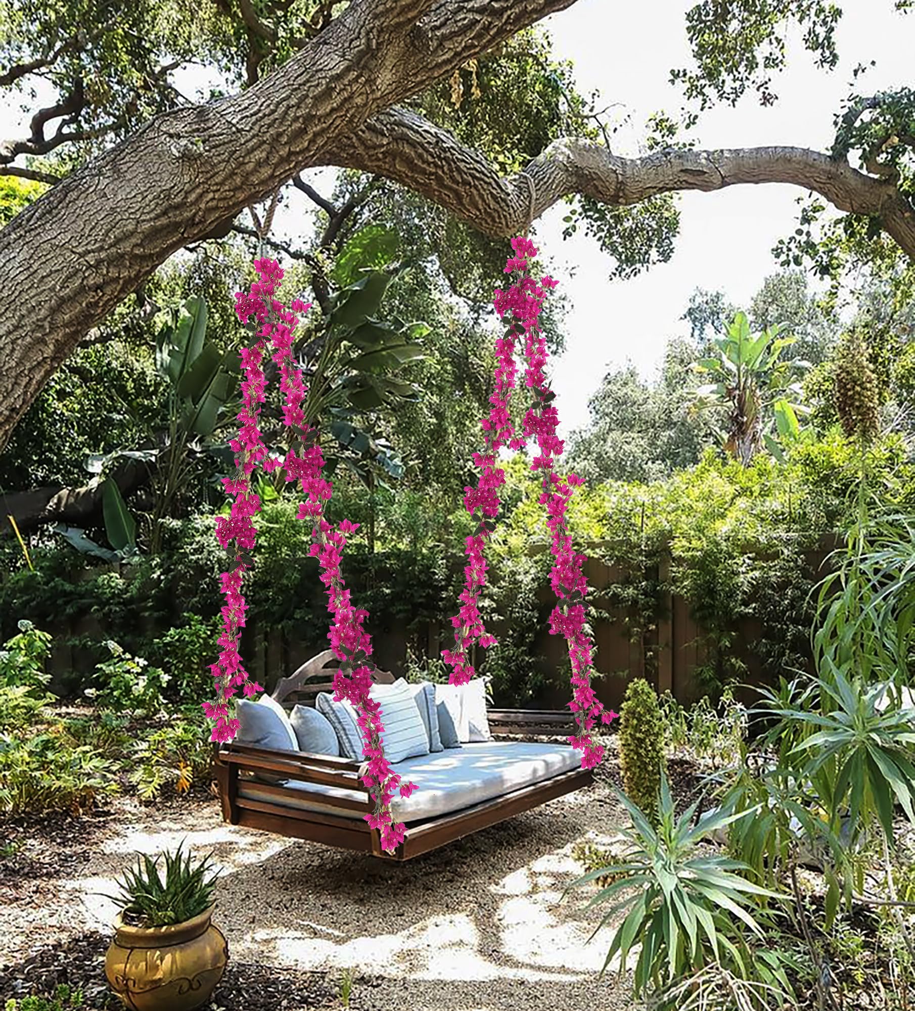 IPOPU deep pink bougainvillea color enhances romantic wedding and home accents.