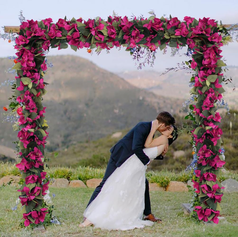 IPOPU indoor bougainvillea garland for natural home ambiance