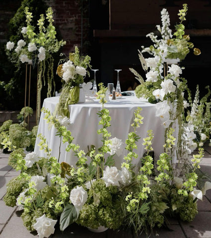 IPOPU Silk delphinium set perfect for bouquets and garlands