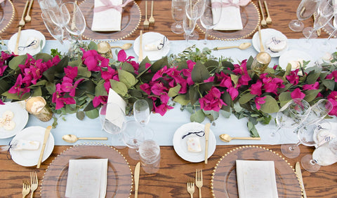 IPOPU silk bougainvillea garland highlighting durable design