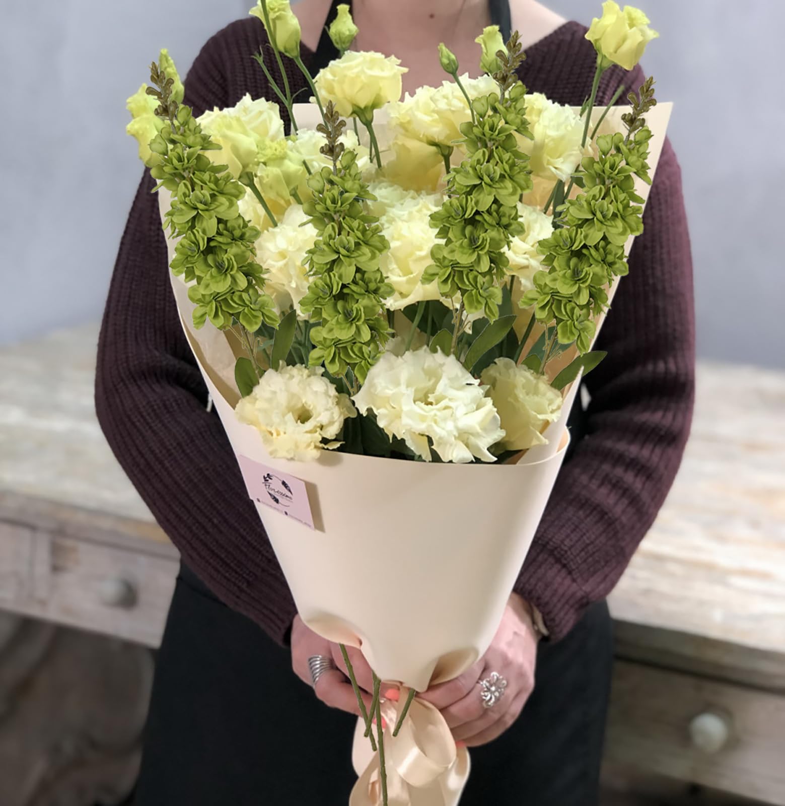 IPOPU tall vase-ready artificial flowers for dramatic displays
