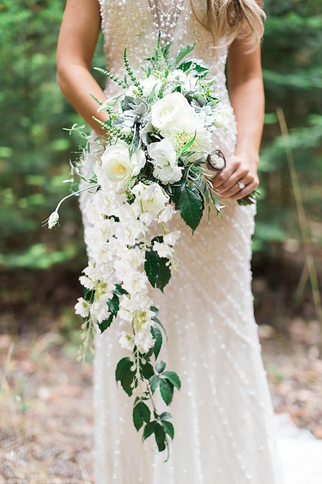 IPOPU wedding centerpiece idea with durable silk blooms