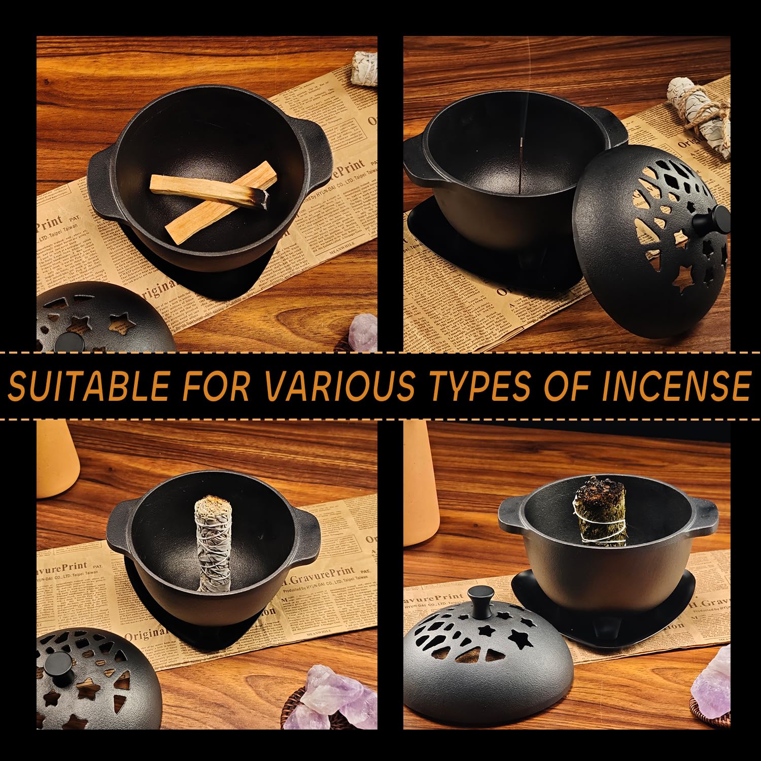 IPROUDER mini cauldron altar decor enhances sacred spaces