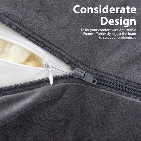 IPYNBAP reading pillow with carry handle for easy transport.
