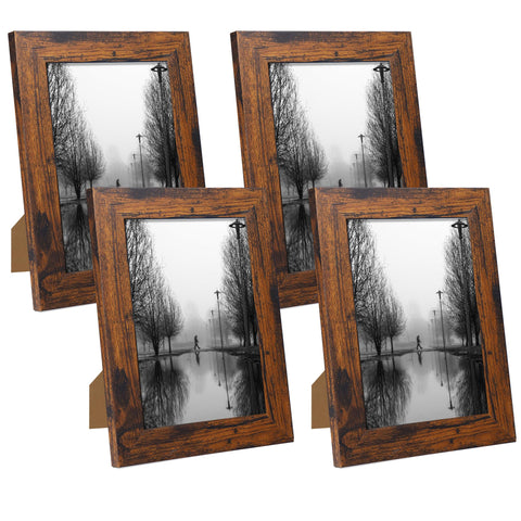iRahmen 5x7 collage front view with four frames to showcase memories