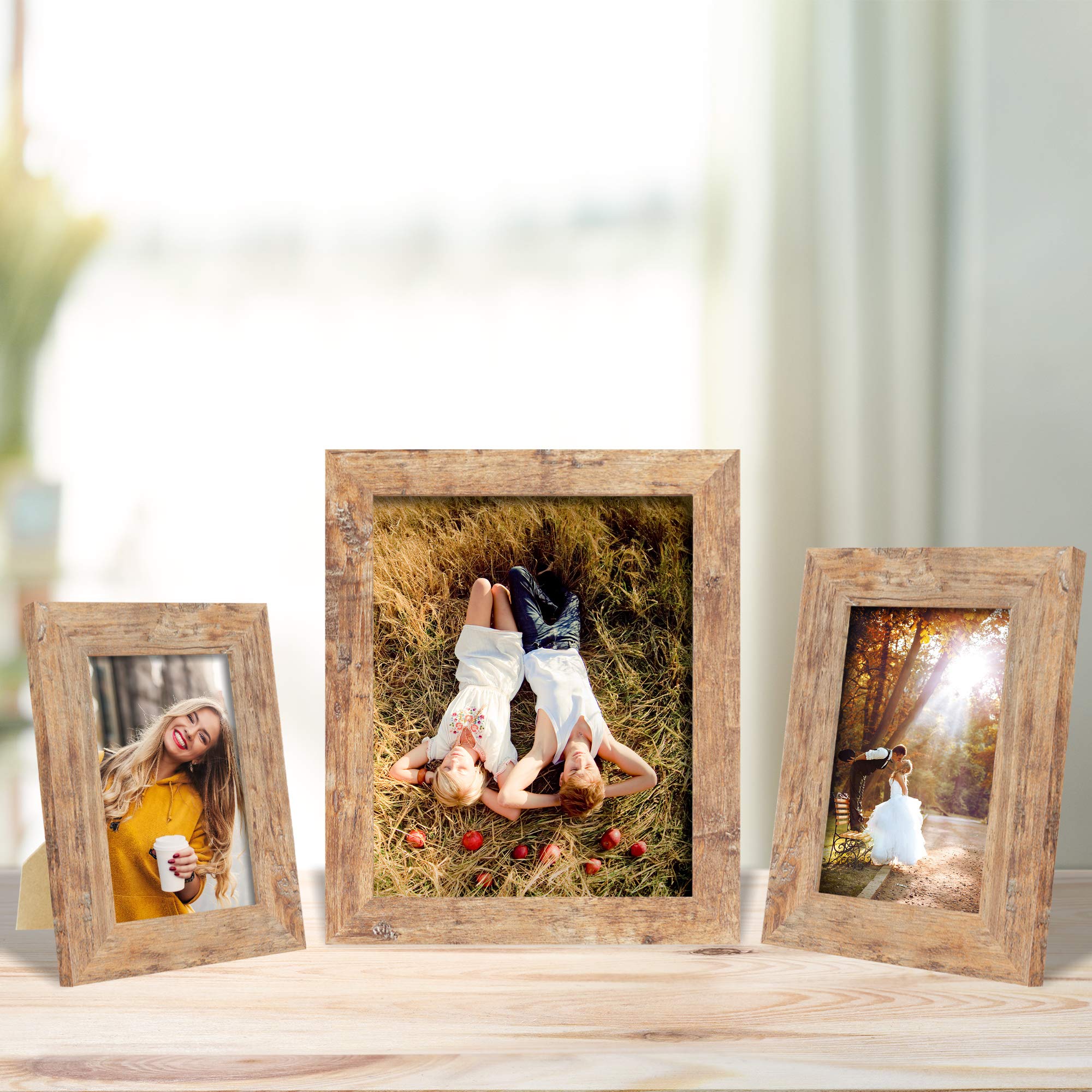 iRahmen 5x7 frame set desk display with easel-back