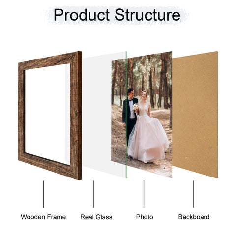 iRahmen durable MDF frame delivers sturdy, long-lasting presentation.