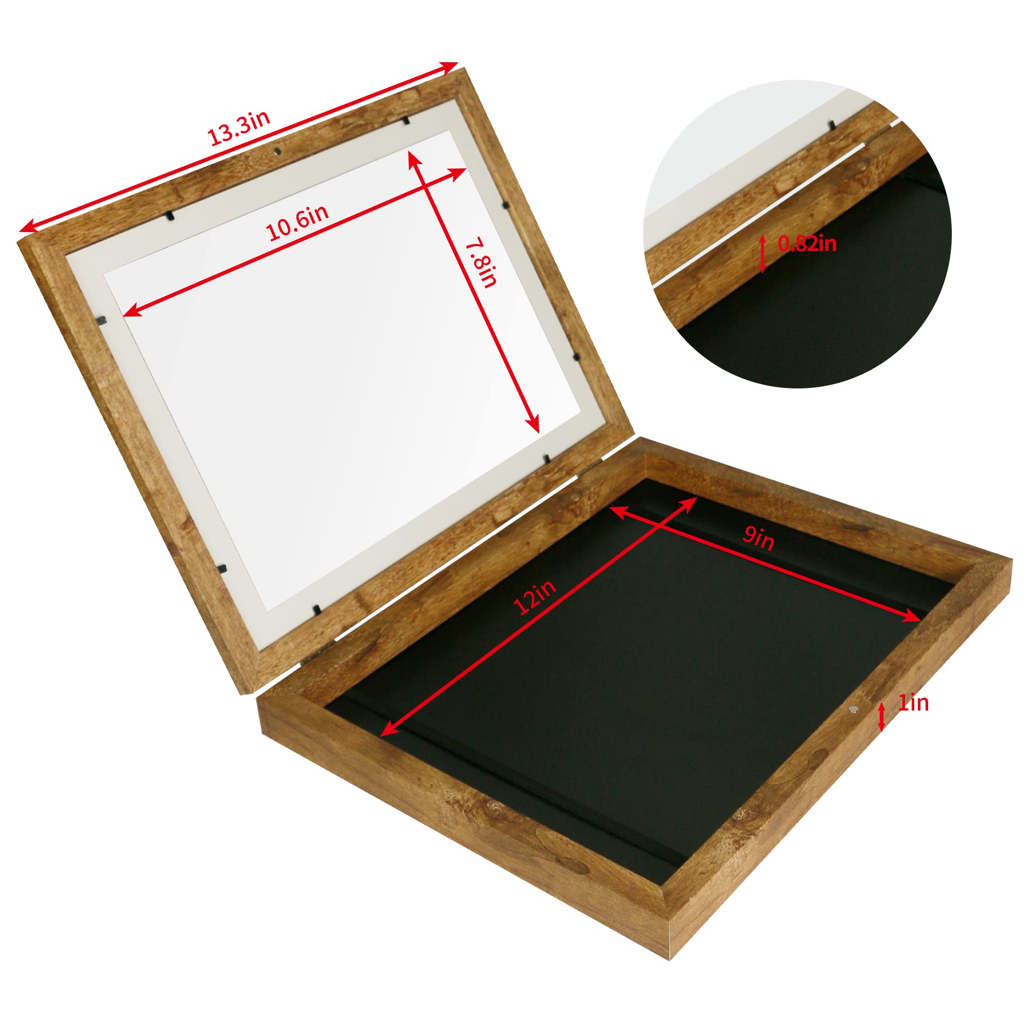 iRahmen Kids Art Frames display both 2D and 3D artwork securely.