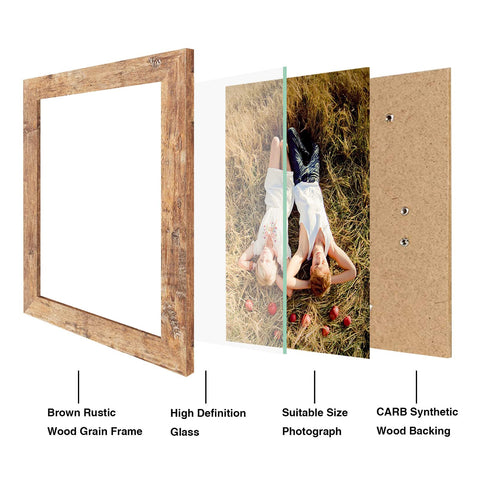 iRahmen wall-mount ready frame with easel-back for versatile setup.