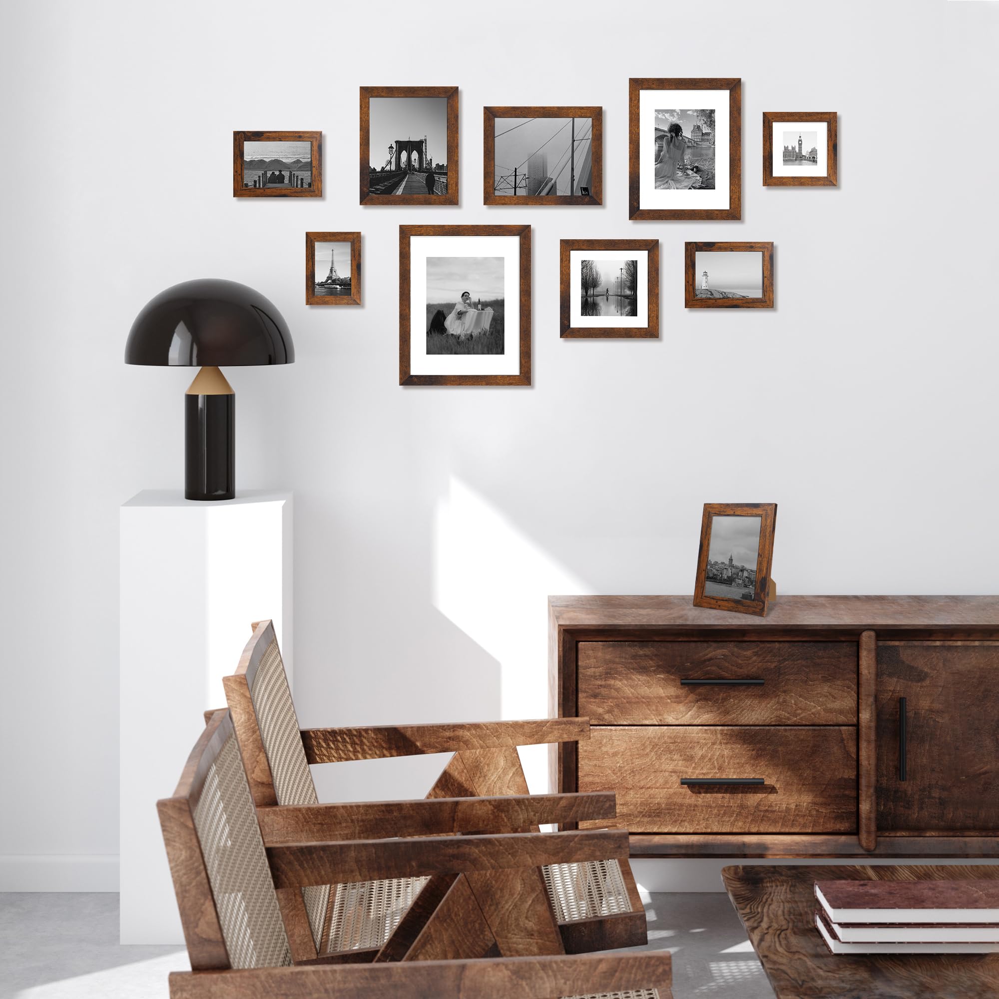 iRahmen real glass frame with high clarity protects photos