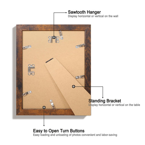 iRahmen supports vertical, horizontal, and easel-tabletop layouts