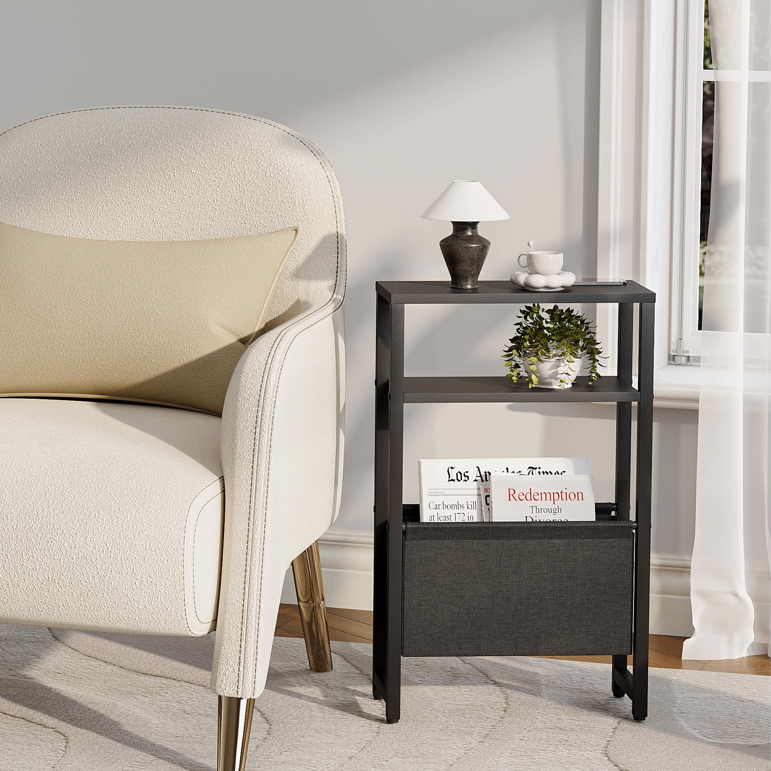 IRCPEN Narrow Side Table assembly instructions for easy setup