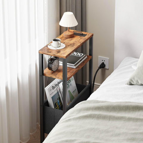 IRCPEN side table with adjustable feet protecting floors on uneven surfaces