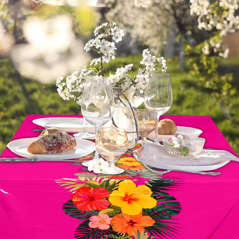 Irenare tropical multicolor table cover brightens summer parties
