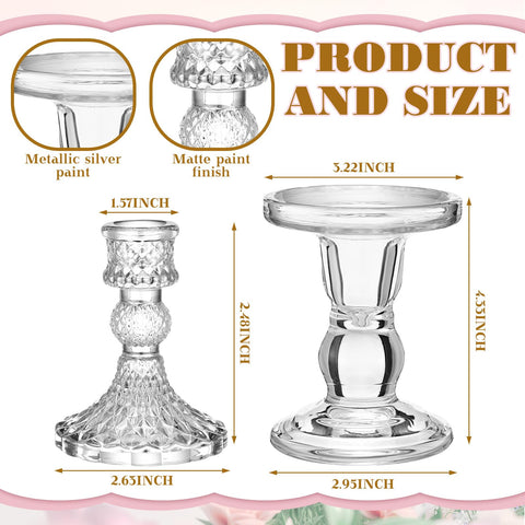 Irenare wedding candles in two sizes fit ceremonial holders.