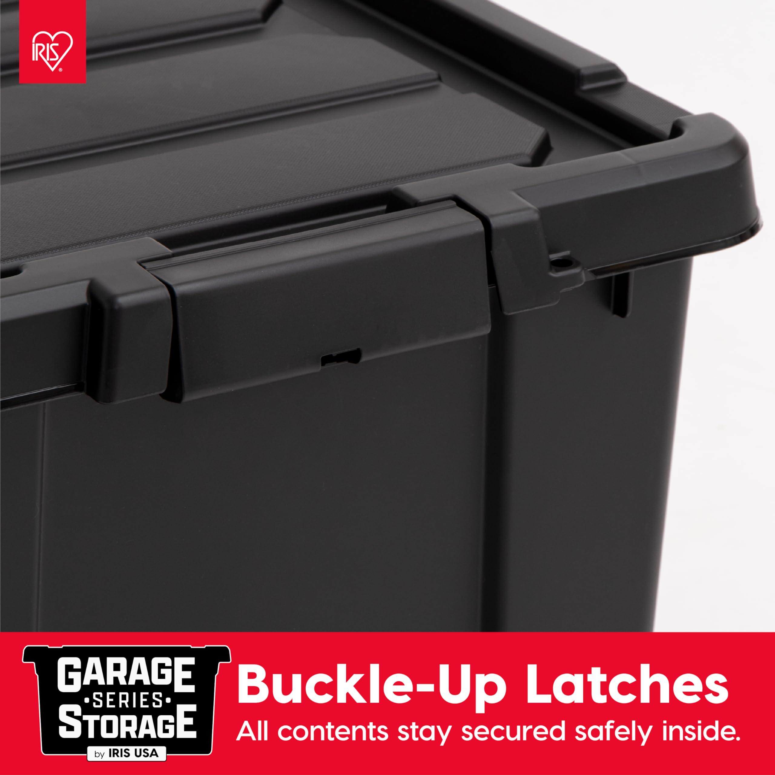 BPA-free polypropylene construction by IRIS USA for safe, durable storage.