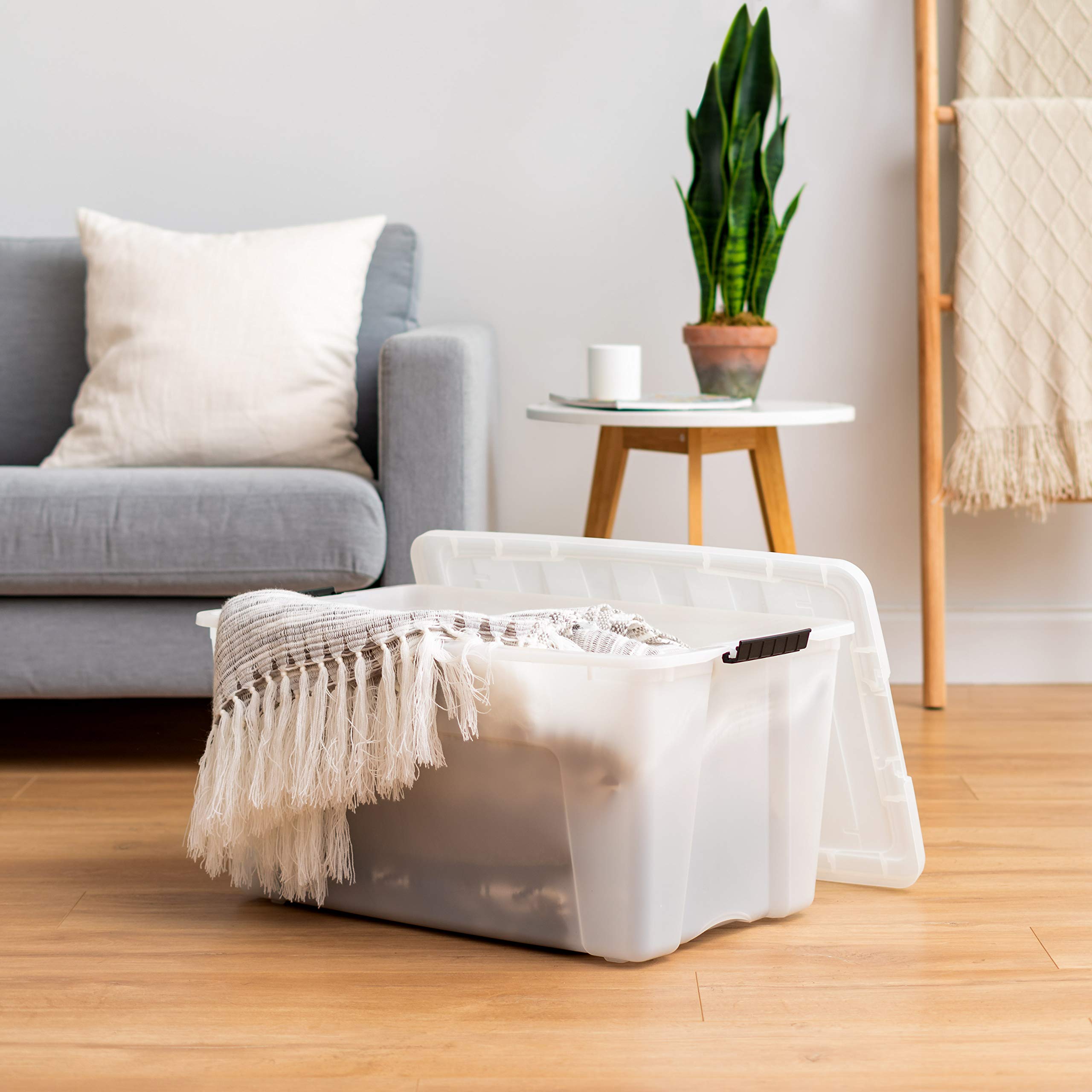 IRIS USA BPA-free storage bin ensures safe storage