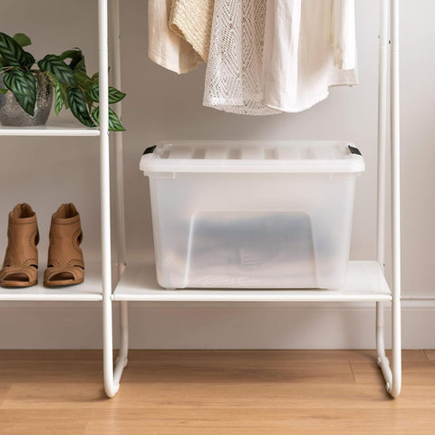 IRIS USA BPA-free plastic bin supports safe, everyday storage.