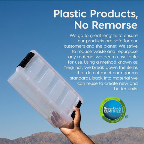 IRIS USA built-in pull handle for easy shelf access.