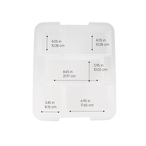 IRIS USA 18-quart dimensions allow storing larger materials and bulk items.