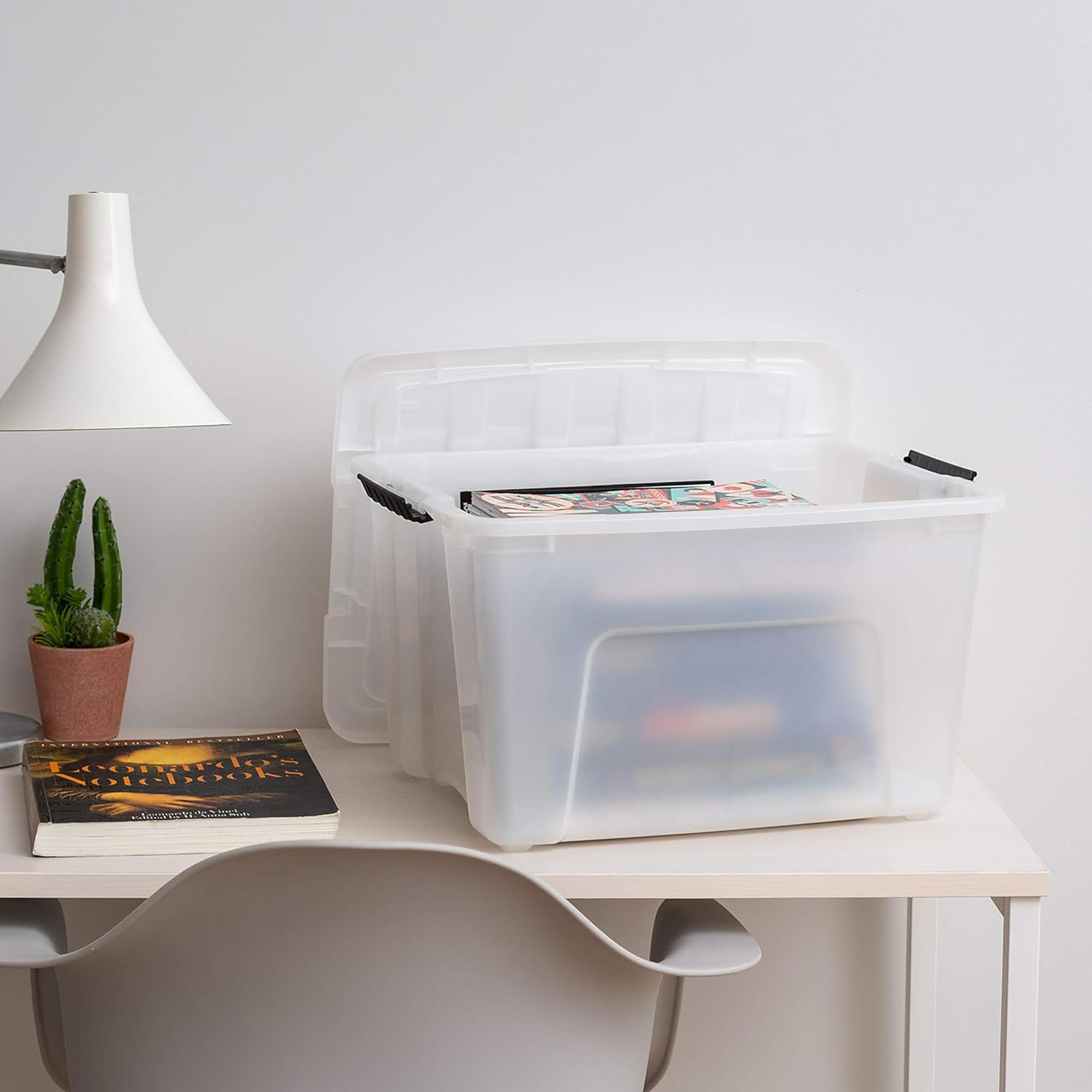 IRIS USA Pearl finish adds discreet style to any room.
