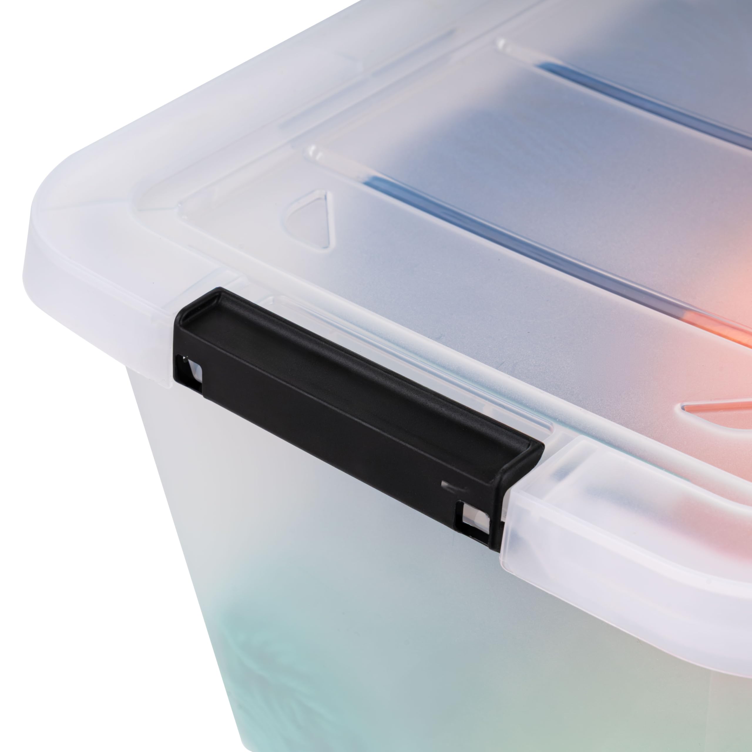 IRIS USA interior 12x6x7.5 inch space for bulk items.
