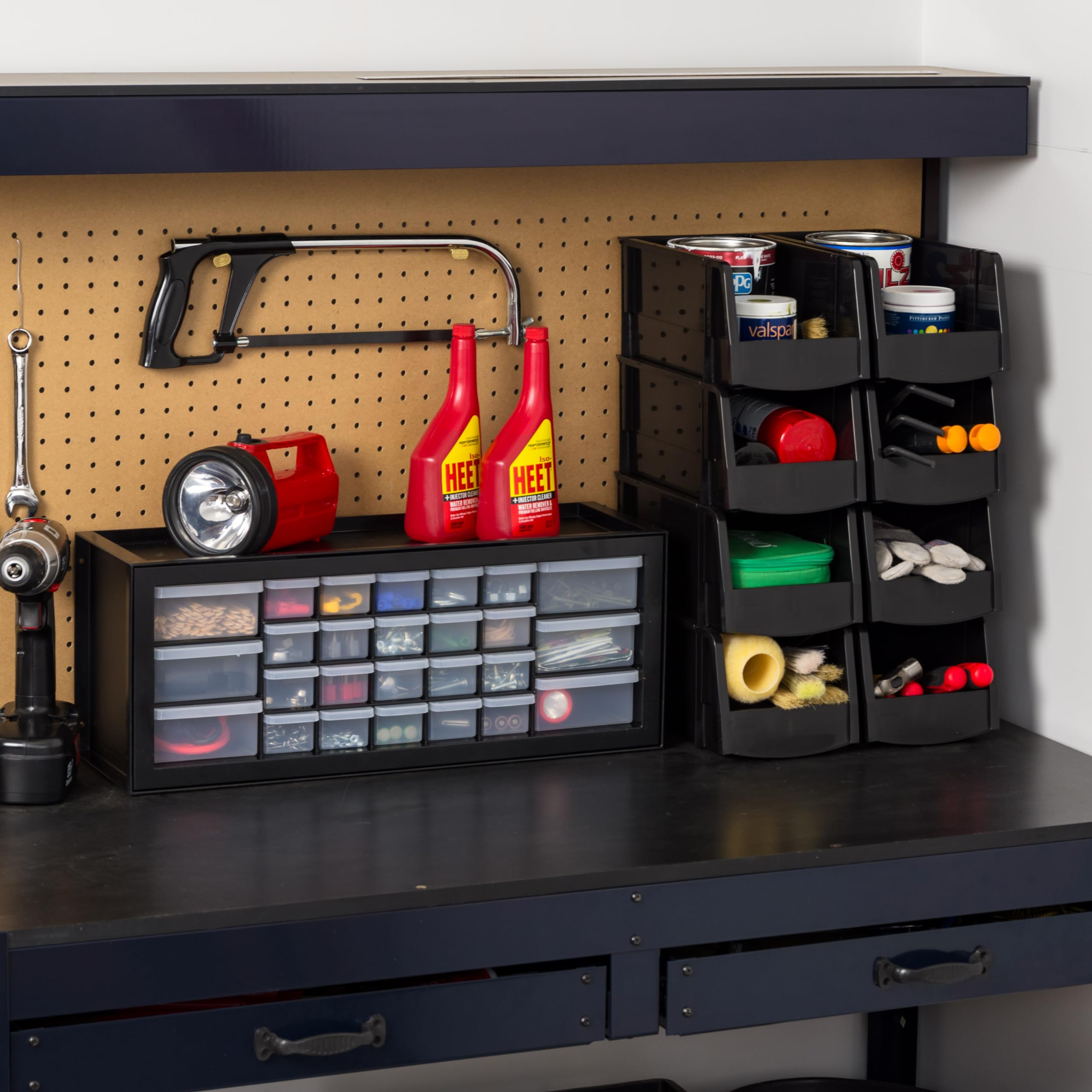 IRIS USA large drawers hold bigger items for easy access