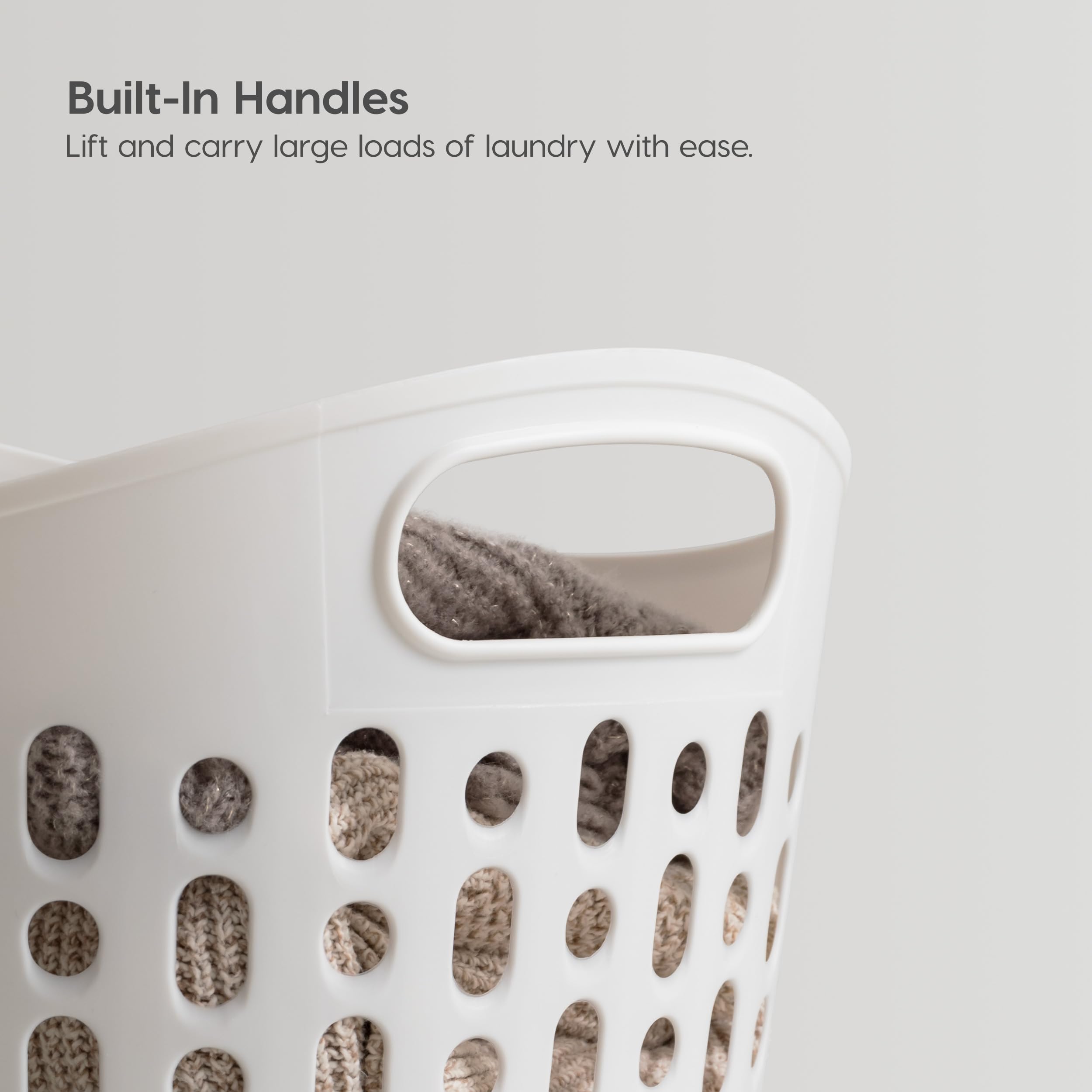 IRIS USA laundry basket stackable multipurpose storage solution