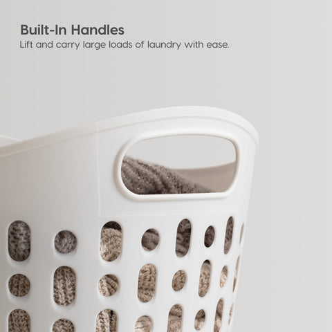 IRIS USA laundry basket stackable multipurpose storage solution