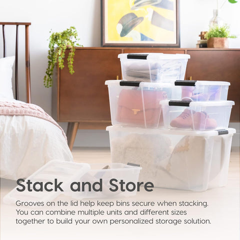 IRIS USA proudly made in the USA storage bin set