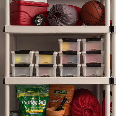 IRIS USA pearl storage bin offers discreet privacy and organization