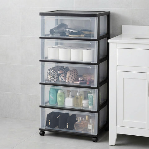 IRIS USA remove casters for stationary storage if needed