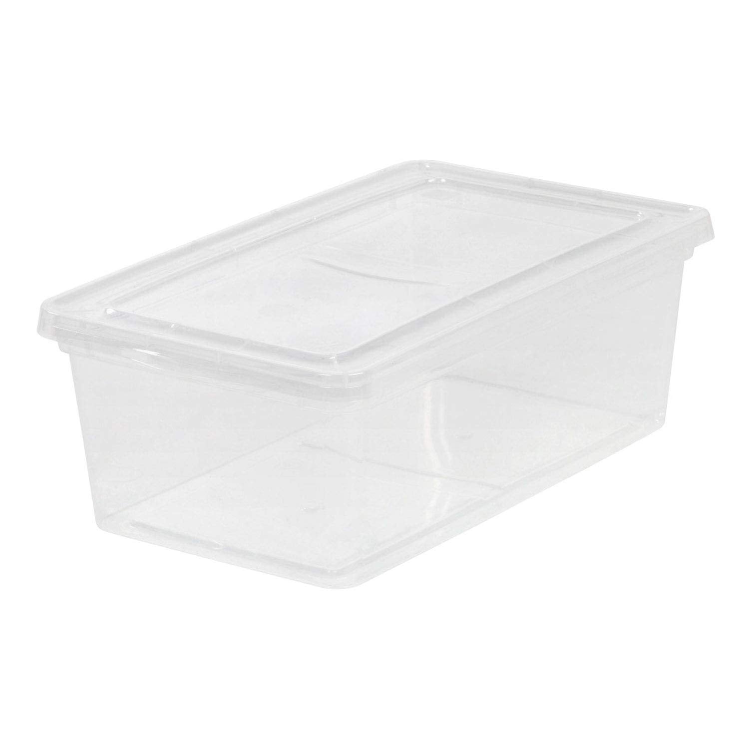 IRIS USA snap-on lid provides secure, portable storage.