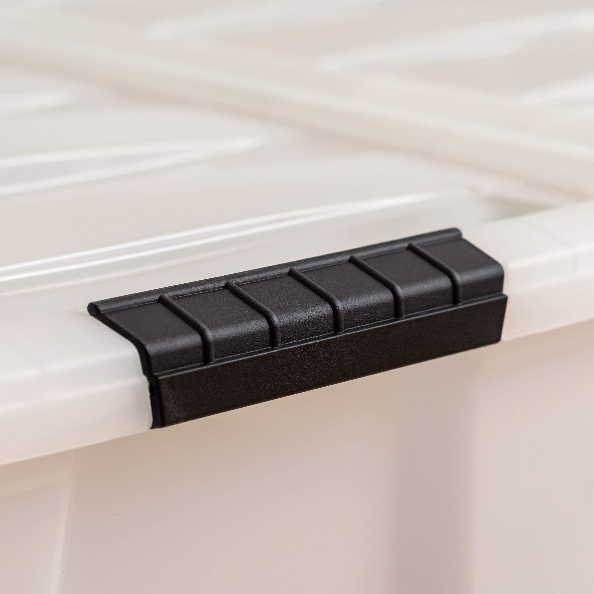 IRIS USA tapered nestable bin folds away when not in use