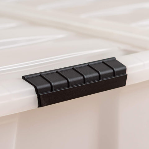 IRIS USA tapered nestable bin folds away when not in use