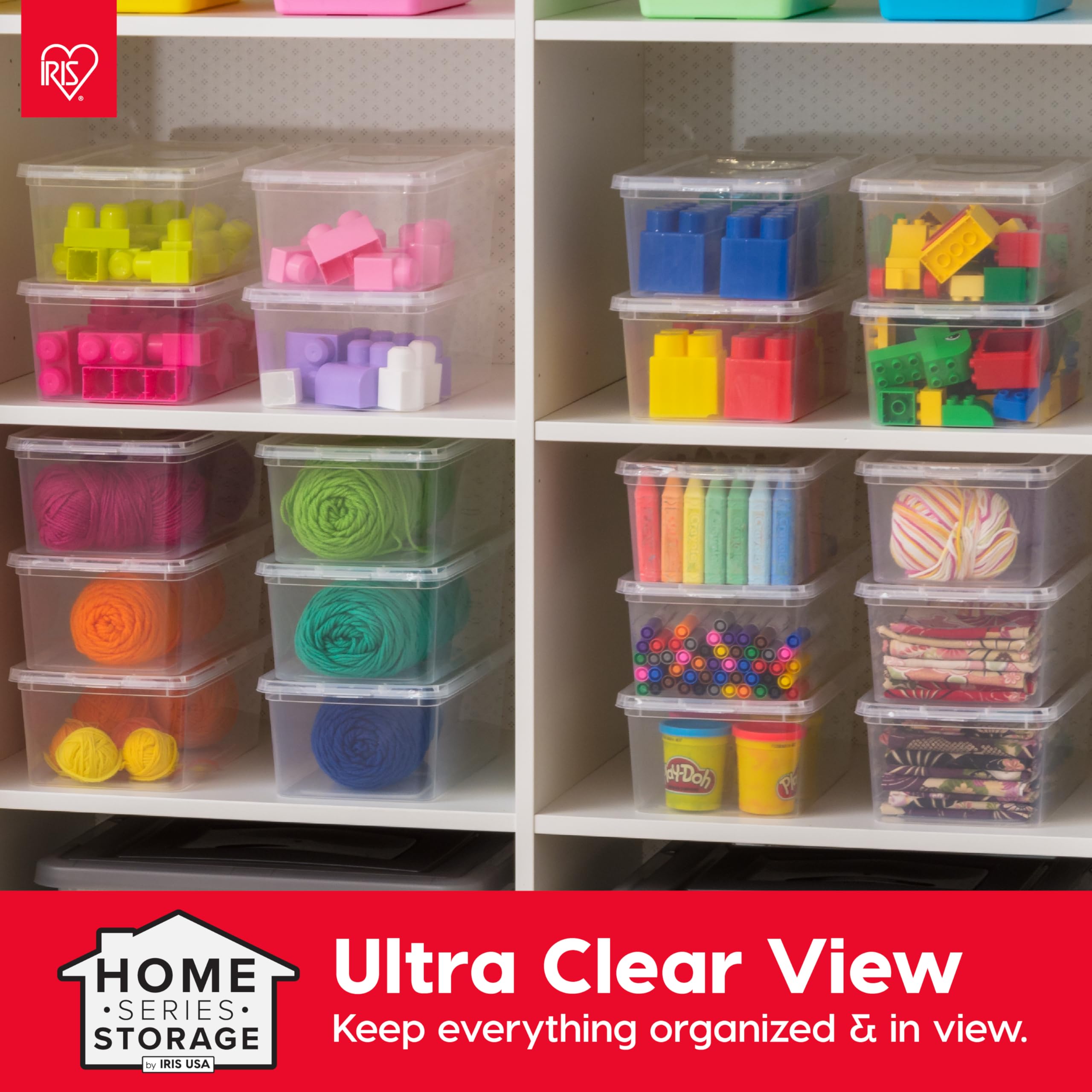 IRIS USA see-inside feature helps you identify contents at a glance.