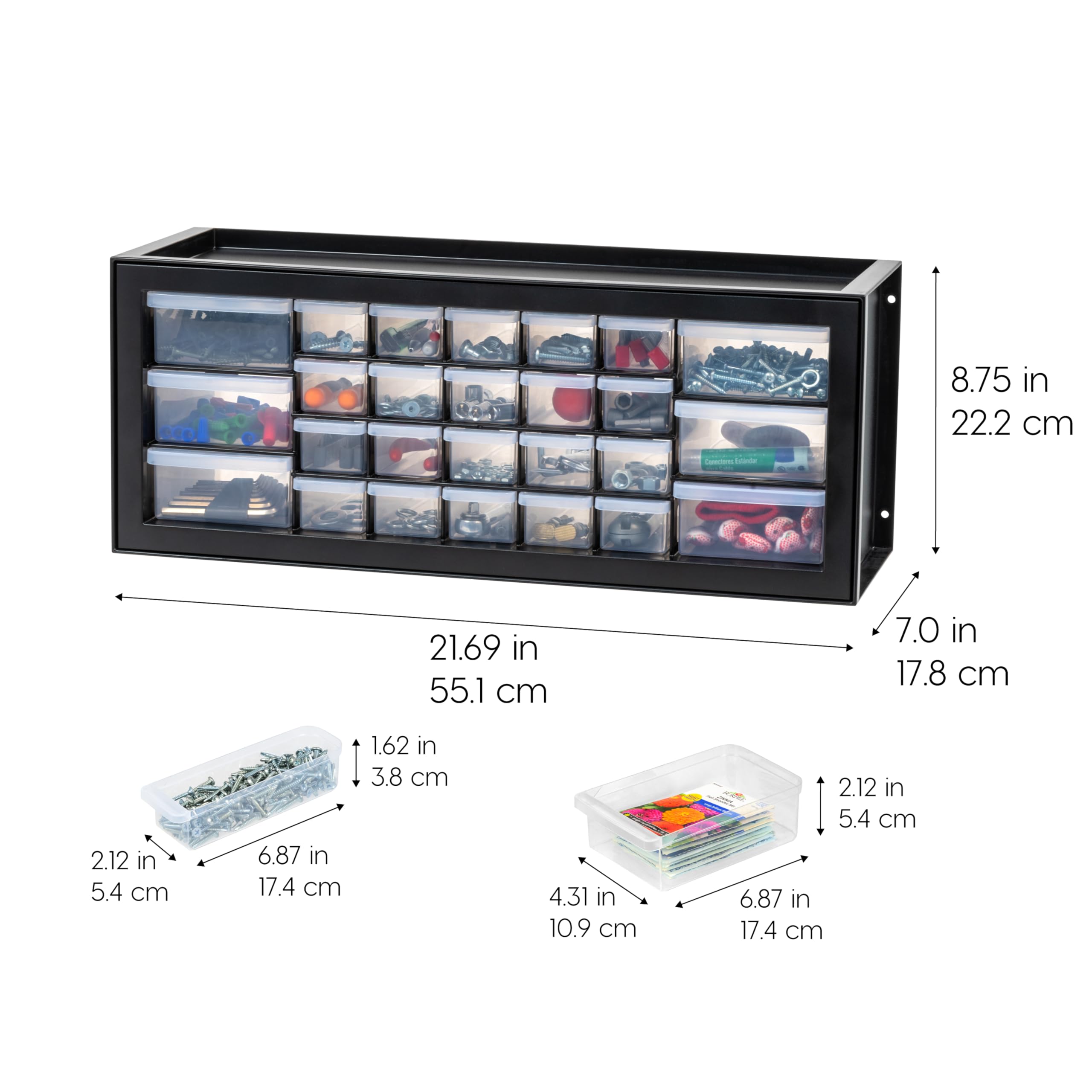 IRIS USA wall-mount ready cabinet for flexible, space-saving placement