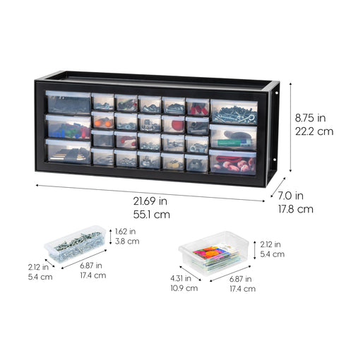 IRIS USA wall-mount ready cabinet for flexible, space-saving placement