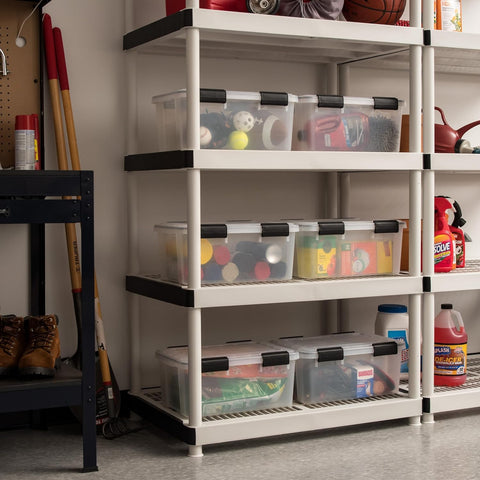 IRIS USA WeatherPro gasket seal blocks moisture and dust during storage.