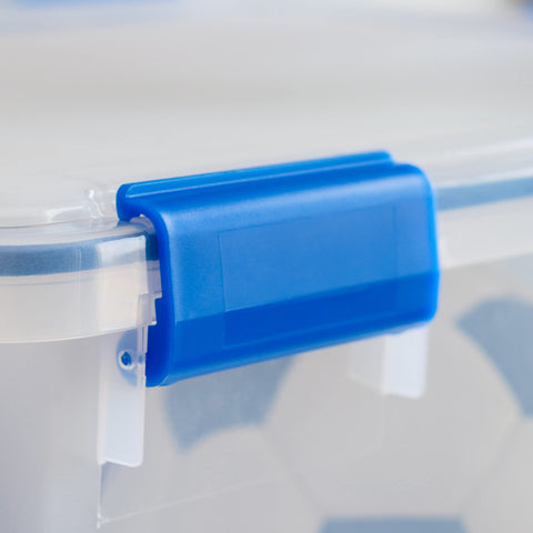 IRIS USA WeatherPro nesting feature allows compact storage when bins are not in use.