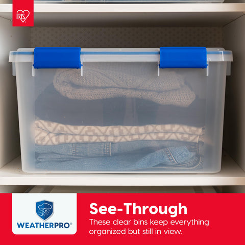 IRIS WeatherPro BPA-free and acid-free material for safe storage