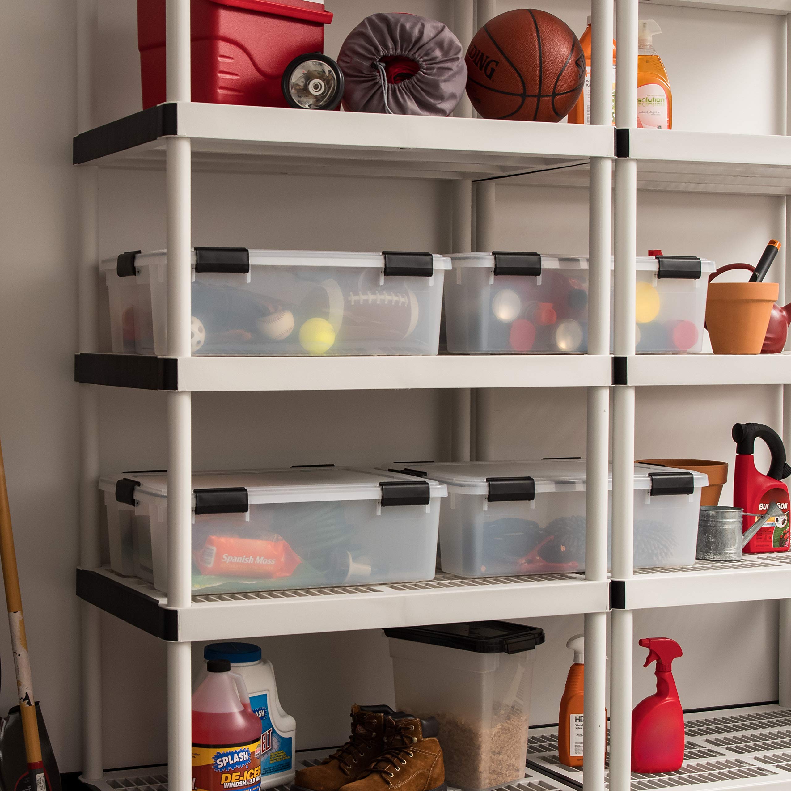 Clear WeatherPro body lets you see contents quickly at a glance.