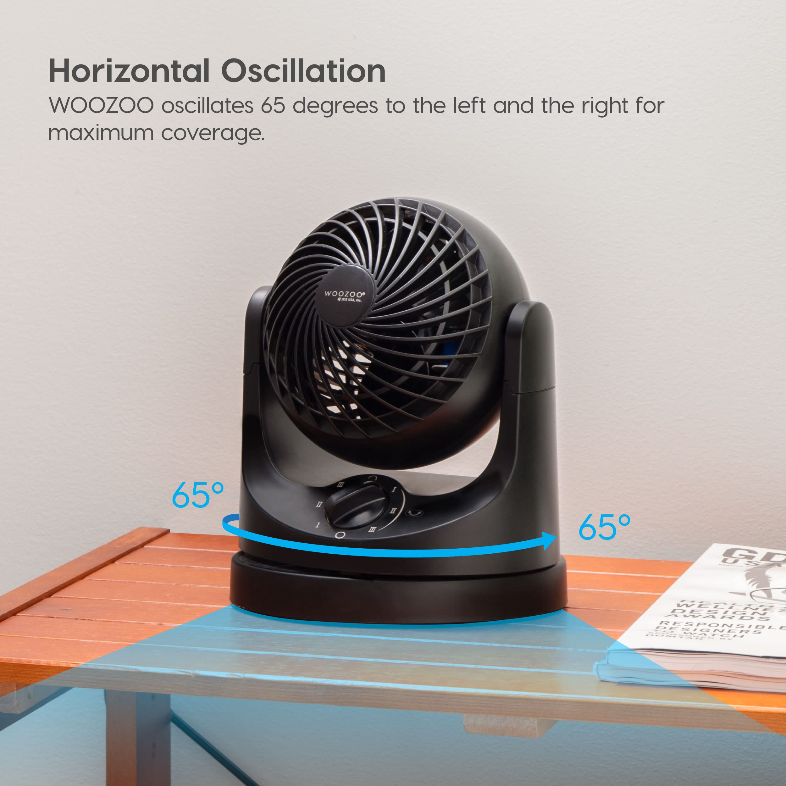 IRIS USA WOOZOO whisper quiet motor at low speed.