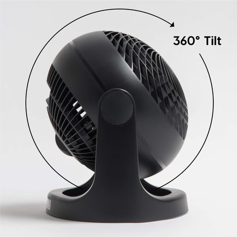 IRIS USA WOOZOO desk fan offers three speeds for customizable cooling.