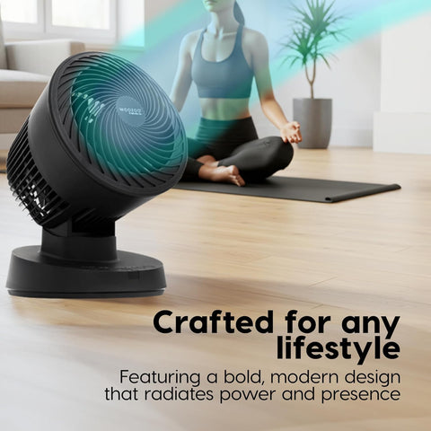 IRIS USA WOOZOO covers up to 348 sq ft for whole-room airflow.