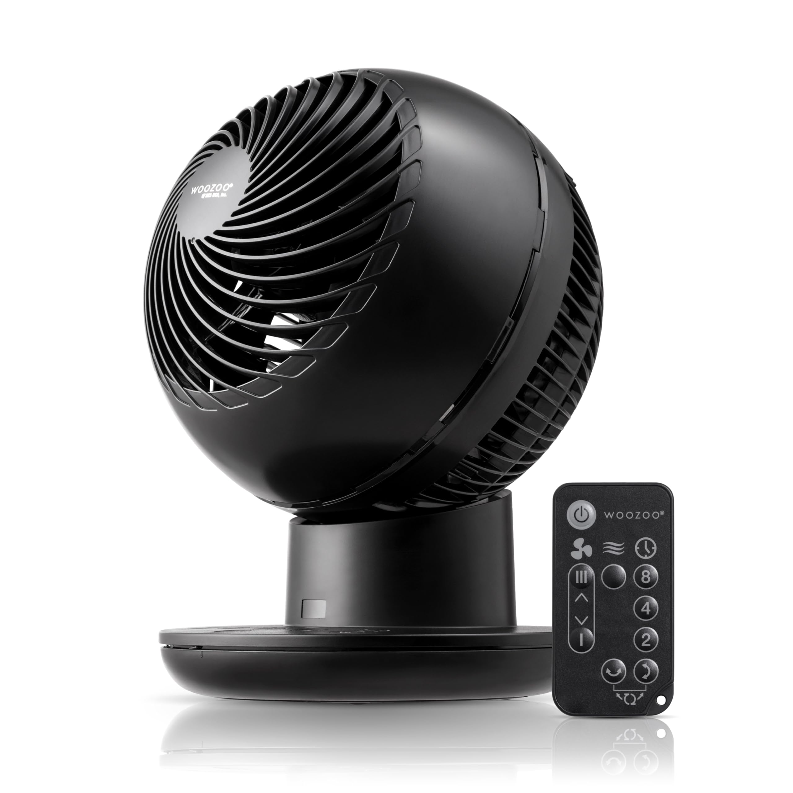IRIS USA WOOZOO air circulator with remote for precise room airflow.